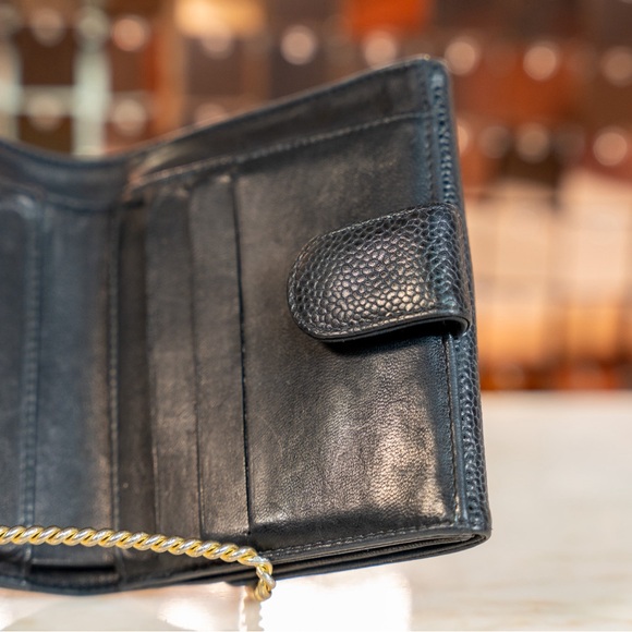 CHANEL Wallet Bi fold wallet Black
Leather Caviar skin 8377258 - Picture 12 of 16